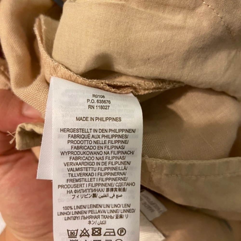 Boden High Waisted Tailored Linen Shorts - Picture 5 of 6